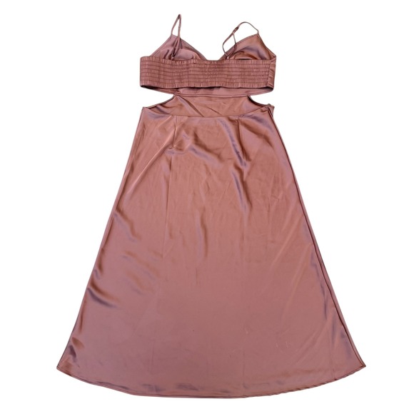 House of Harlow 1960 Maxi Dress XL Bronze Cutout Strap‎ Backle Formal Events - Picture 2 of 12